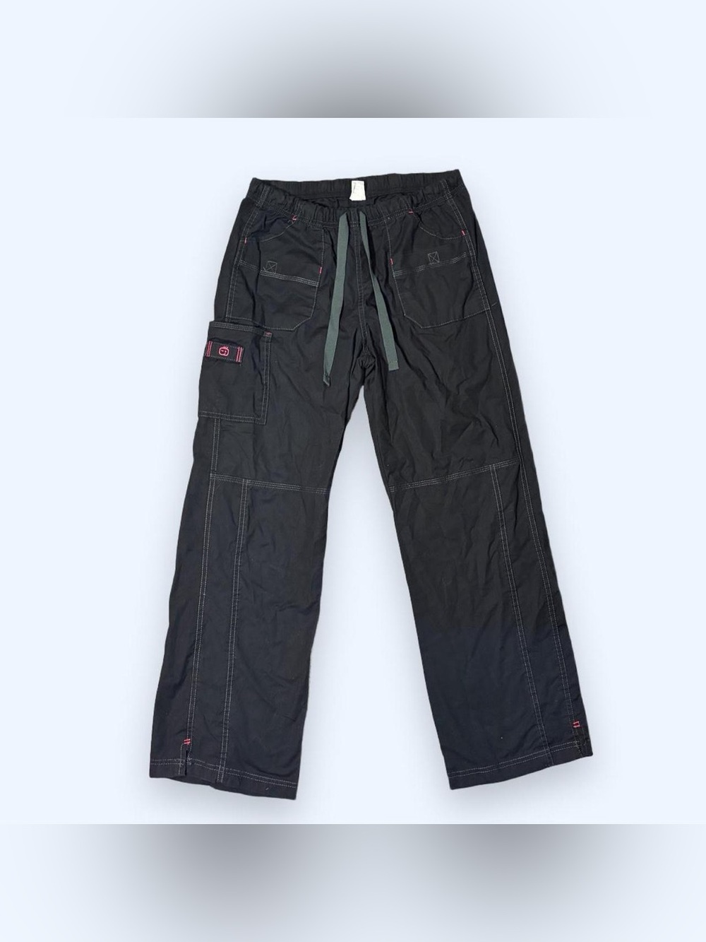 Y2K Goth Black Cargo Pants by Spread Good Cheer!
